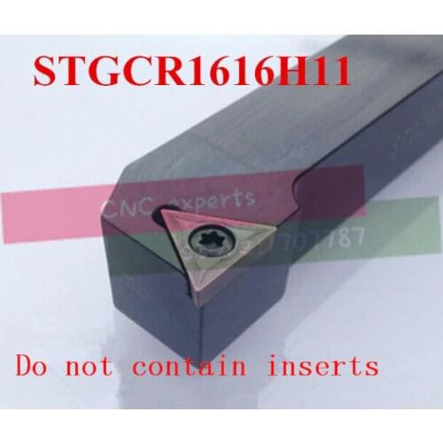 STGCR1616H11 16*16mm Metal Lathe Cutting Tools Lathe CNC Machine Turning Tools External Turning Tool Holder S-Type STGCR