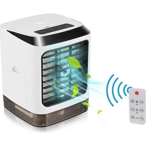 Desktop Fan Air Cooler with Remote Control Air Conditioner USB Three Gear Modes Water Cooling Fan Mini Home Air Fan Summer