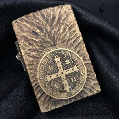 New Large Movie Version Hand-Carved Pure Copper Brass Kerosene Lighter Classic Nostalgic Retro Men’s Gift