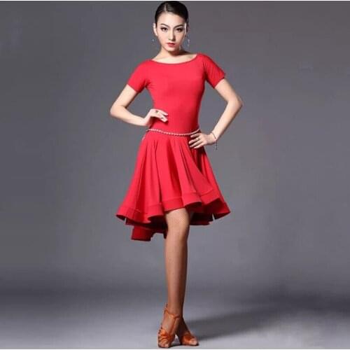 Girls Latin Dance Dress Women Tassel Salsa Samba Tango Latin Dance Dress Latin Competition Dresses Tango Dance Skirt Dancewear
