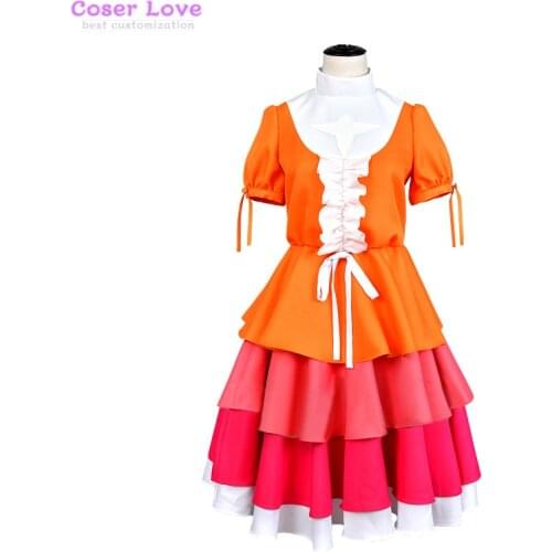 Monogatari Series Nisemonogatari Ononoki Yotsugi Cosplay Costume Halloween Christmas Costume