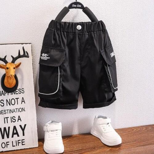 Children Summer Shorts Cotton Solid Elastic Waist Shorts For Boys Girls Fashion Sports Pants Toddler Panties Kids Beach Clothing