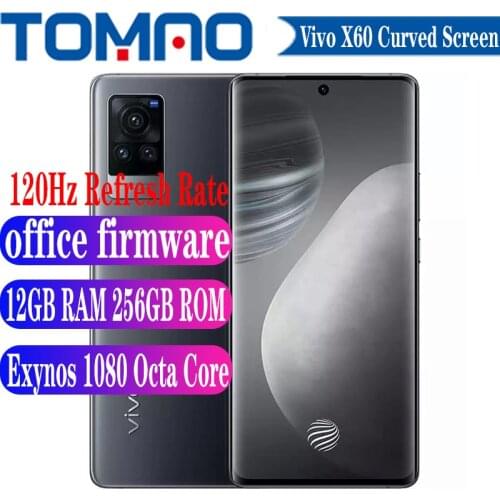 Original Official New Vivo X60 Curved Screen Version 5G Cell phone Exynos 1080 Octa Core 6.56" AMOLED 120Hz 48MP Camera NFC