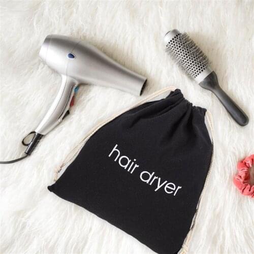 Hotel Home Hair Dryer Bag Drawstring Bag Container Hair Dryer Storage Pouch Windbreaker Windlass Rope Pulling Bag Dust Bag