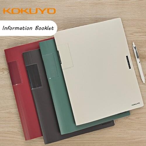 Japan Kokuyo One Meter New Pure Data Book A4 Large Capacity Folder Multi-layer Flipping Office Folder Desktop Storage