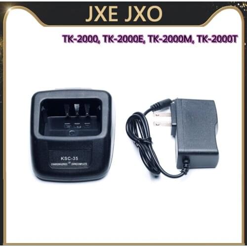 OPPXUN KSC-35 Li-ion Charger for KENWOOD TK-3207/2207/3217/2217 U100 TK3307 TK2307 two way radio