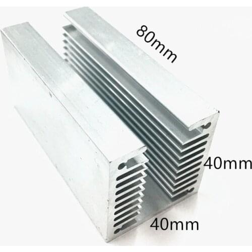 2pcs Aluminum heat sink/Cooling heat sink 40*40-80mm/cpu heat sink/ic heatsink