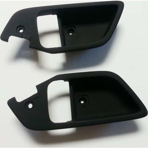 2PCS Genuine Front Door Inside Handle Catch Black Cover LH+RH Set for Hyundai Tiburon coupe 2003-2008 826112C000 826212C000