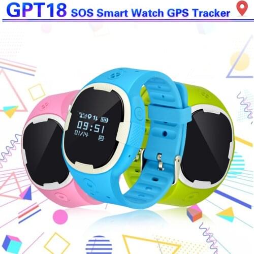 2G GPT18 GPS Watch Positioning Tracker WiFi Waterproof Anti-lost Children Elderly Pet GPS Tracking GPT18 GPS Smart Watch Locator
