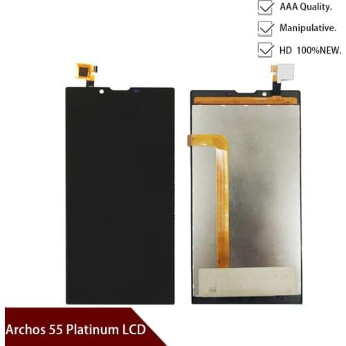 5.5'' inch New Original For ARCHOS 55 Platinum LCD Display Touch Digitizer Sensor Glass Assembly 100% Tested Screen 1280*720