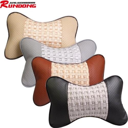 Automobile ice silk leather headrest single TP-0102