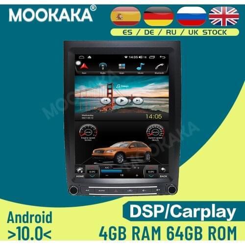 For Ford F350 Tesla Style Android 10.0 128G Car Multimedia Player GPS Navigation Auto Radio Stereo Head Unit Tape Recorder Audio