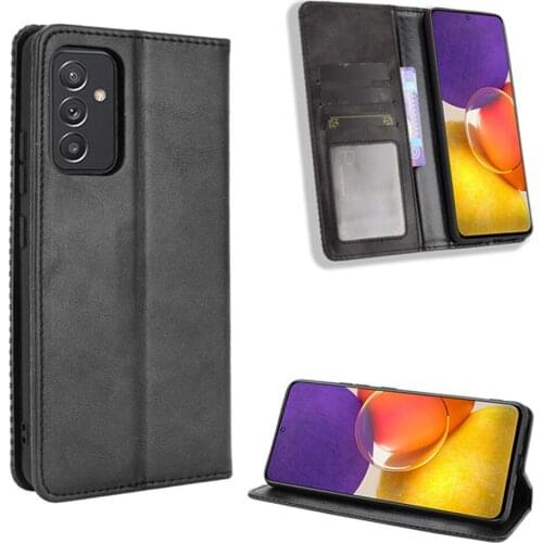 For Samsung Galaxy Quantum 2 Luxury Flip PU Leather Wallet Magnetic Adsorption Case For Samsung A82 5G A 82 Quantum2 Phone Bag