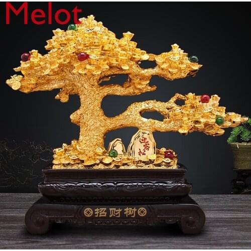 Money Tree Fortune Tree Fortune Resin Ornaments Shop Home Office Decorations Opening Gifts