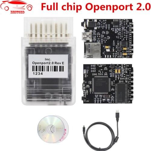 OpenPort 2.0 For Toyota J2534 ECU FLASH Chip Tuning open port 2.0 OBD2 Scanner For JLR SDD OBD 2 OBD2 Car Diagnostic Auto Tool