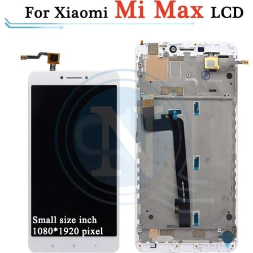 For Xiaomi mi max LCD Display + Touch Screen Digitizer with frame Full Assembly Replacement For xiaomi Max LCD small size screen