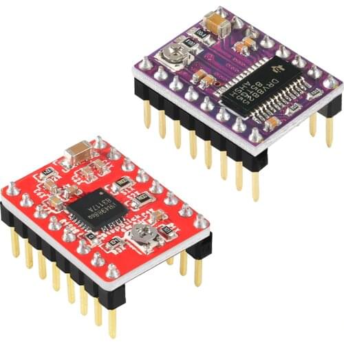 A4988 DRV8825 Stepper Motor Driver With Heat sink 3D Printer Parts StepStick Carrier Reprap RAMPS 1.4 1.5 1.6 MKS GEN V1.4 board