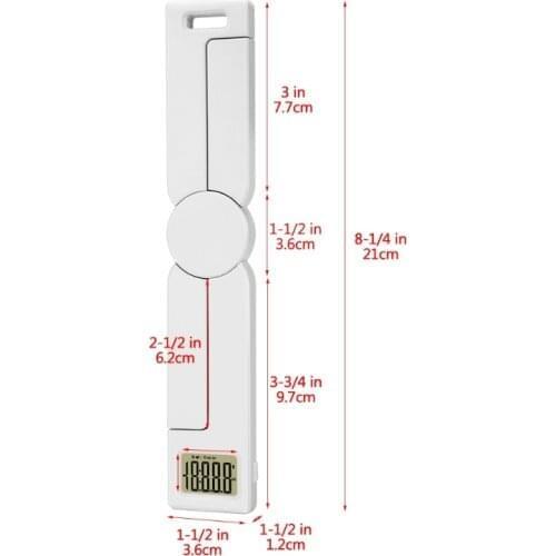 Kitchen Compact Folding Kitchen Scale, Digital, Cooking Baking Scale, 5 Kg Capacity, 25 x 25 x 2 cm; Travel Camping P15F