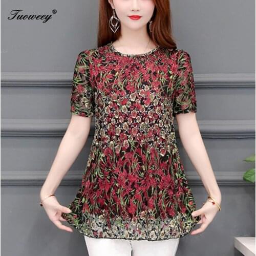 Blusas mujer de moda 2020 floral print chiffon blouse women tops camisas mujer chemisier femme womens tops and blouses