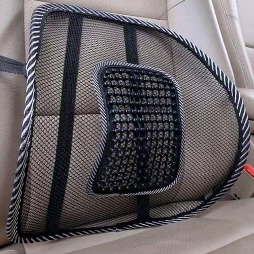 Car Seat Summer Pillows Lumbar Support Back Massager Waist Cushion For Chairs Home Office Relieve Pain