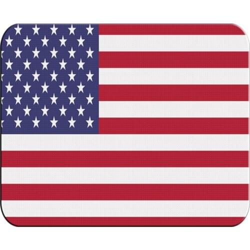 MERCHANDMANIA large US flag mat for raton computer pc laptop accessory personalized
