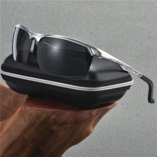 Men Polarized Sunglasses Classic Men Retro Vintage Shades Brand Designer Sun glasses Top Quality Aluminum Magnesium SunglassesNX