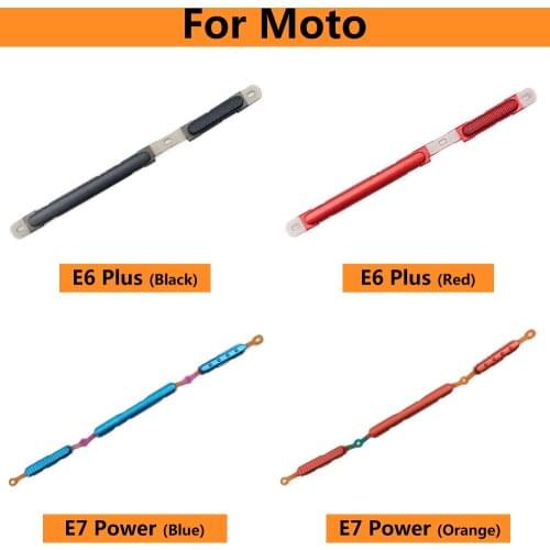 New Side Volume Button + Power ON / OFF Buttton Key Set Replacement Part For Motorola Moto E6 Plus E7 Power G Power 2021 G60