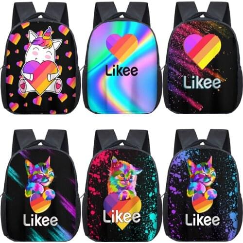 New Russia Style LIKEE Backpack Kindergarten Bags Children Video App Likee School bags Kids Bookbag Toddler Start School Gift