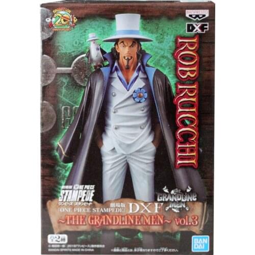 BANDAI Banpresto Original ONE PIECE Rob Lucci Figure STAMPEDE Anime Model Doll Toys Gifts