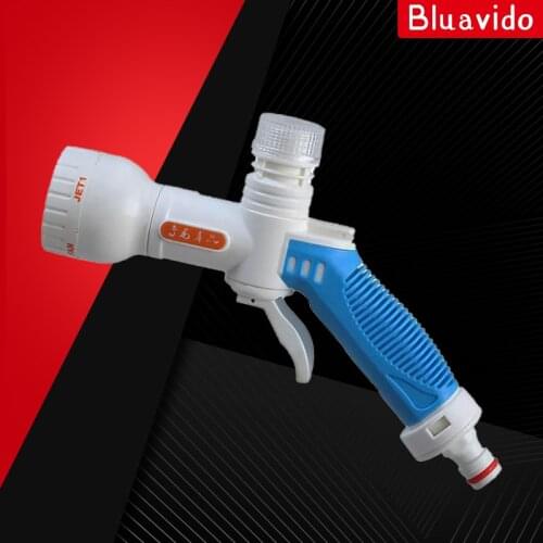 Portable Car Foam Water Gun High Pressure Adjustable Nozzle Jet Auto Washer Sprayer Cleaning Washing Tool