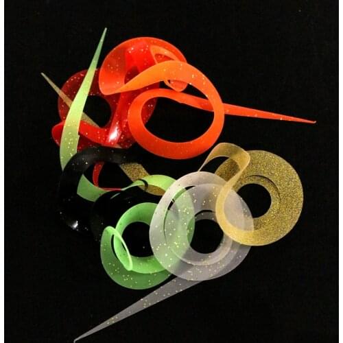 10pcs 8 Colors Silicone Octopus Skirts Streamer Spinnerbait Buzzbait Jig Material Saltwater Fishing Trolling Lure