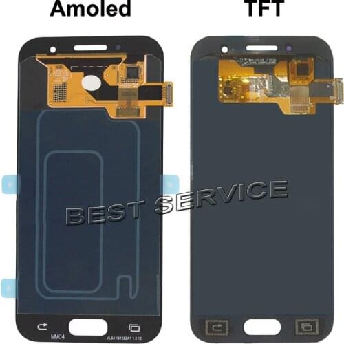 5pcs/lot Can adjust bright lcd For Samsung galaxy A3 2017 A320 SM-A320f A320f LCD Display with Touch Screen Digitizer Assembly