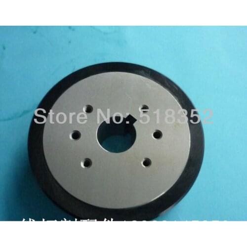 3052991 (3052771) S414A Black Ceramic Sodick Feed Roller "B"(SUB Roller B) with Key Hole, WEDM-LS Wire Cutting Wear Parts