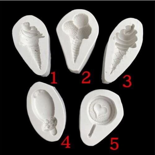 9.1*4.8*2.5CM DIY Sugar Craft Cake Vintage Petal Cone Cake Silicone Mold Fondant Mold Cake Decorating Tools Gum Paste Mold