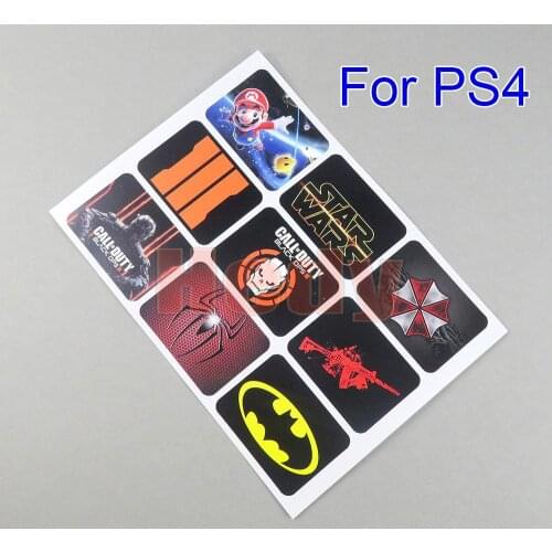 900pcs Replacement For Sony PS4 Pro Slim Controller PVC Touch Pad Decal Vinyl Stickers for Playstation 4 Touchpad Stickers