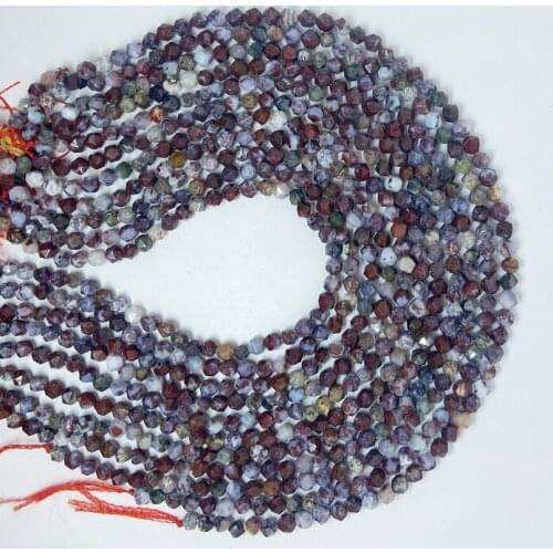 6/8mm Natural Stone Round Cut Red Tiger Eye Gem Loose Bead DIY Stone Bead Bracelet Necklace Earring Jewelry Making Multifaceted