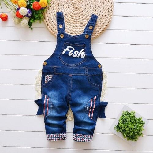 IENENS Childrens Clothing Baby Toddler Boys Denim Trousers Jumpsuit Kids Girl Cowboy Long Pants Jeans Overalls Dungarees 1-4Y