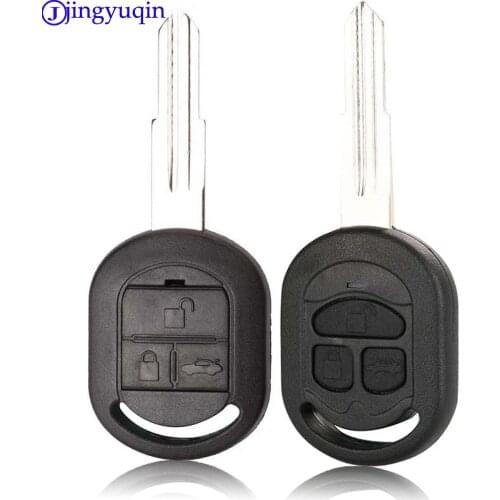 Jingyuqin Remote Key Shell Case Cover For Buick 2003-2005 Excelle HRV For Chevrolet Car Key Fob Uncut Blade Fob