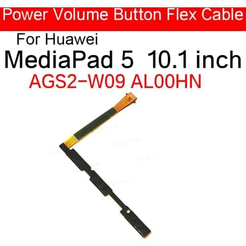 Power Volume Button Flex Cable For Huawei MediaPad 5 10.1 inch AGS2-W09 AL00HN Up Down Volume & Power Button Replacement Parts
