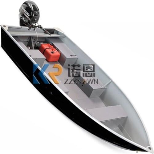 4.3m Small Alumunum Sport Fishing Speed Boat Mini Yacht Rowing Boat with Logo Customize