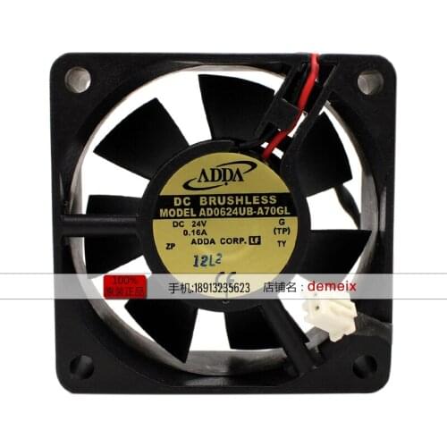 New original AD0624UB-A70GL 6025 6cm 24V 0.16A inverter cooling fan