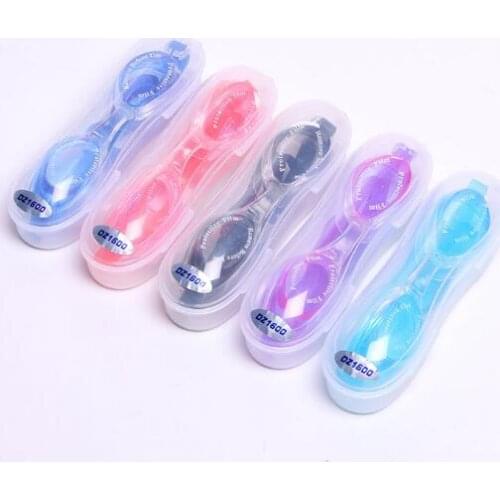 Water Sports Antifog Swimming Goggles Children Diving Glasses Silicone Adjustable Colorful Kid Eyewear Bardian Large Frame gift