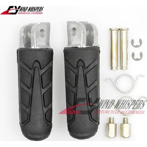 Motorcycle Front Footrests Foot pegs For Honda XL 125 V1/V2/V3 VARADERO 2001-2003 V4/V5 2004-2005 CB 250 VFR1200 VT250 VTR250