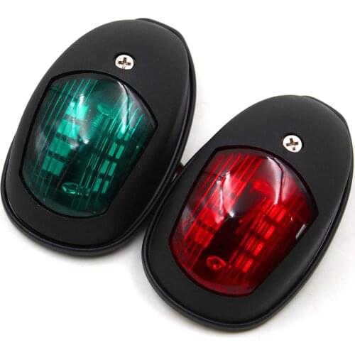 Red/Green LED Navigation Light Signal Lamp 12V24V currency Sidelight for Marine Boat Yacht Accessory Indicator light accessories