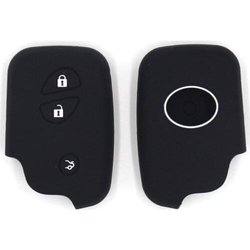 KAPU Silicone Car Key Cover Fob Case Jacket FIT FOR LEXUS CT200h ES350 GS350 GS450h GS460 IS Key Case For Car
