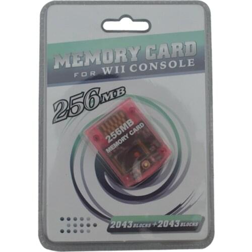 High Quality for Wii 256MB Memory Storage Card Saver For Wii For GameCube For N-GC Xmas Gift