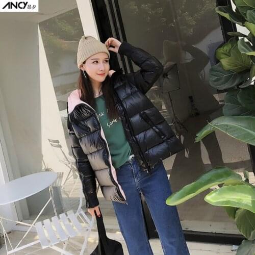 Women newest hooded short duck down jacket female fashion slim and thin warm coat lady thickened loose popular winter jackets