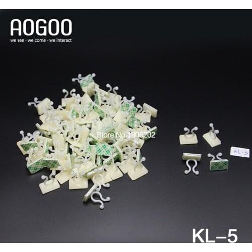 100Pcs 8mm KL-5 Adhesive Tie Mount Wiring Harness Fixing Seat Twist Cable