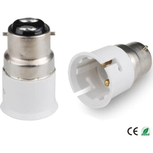 2pcs B22 Adapter, B22 Light Socket adapter Extender B22 to B22 lamp holder converter, CE Rohs