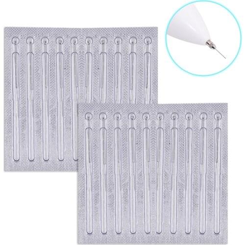 20 Needles for Skin Care Point Pen Spot Eraser Mole Removal Dark Spot Remover Pen Skin Wart Tattoo Removal Tool Laser Plasma Pen